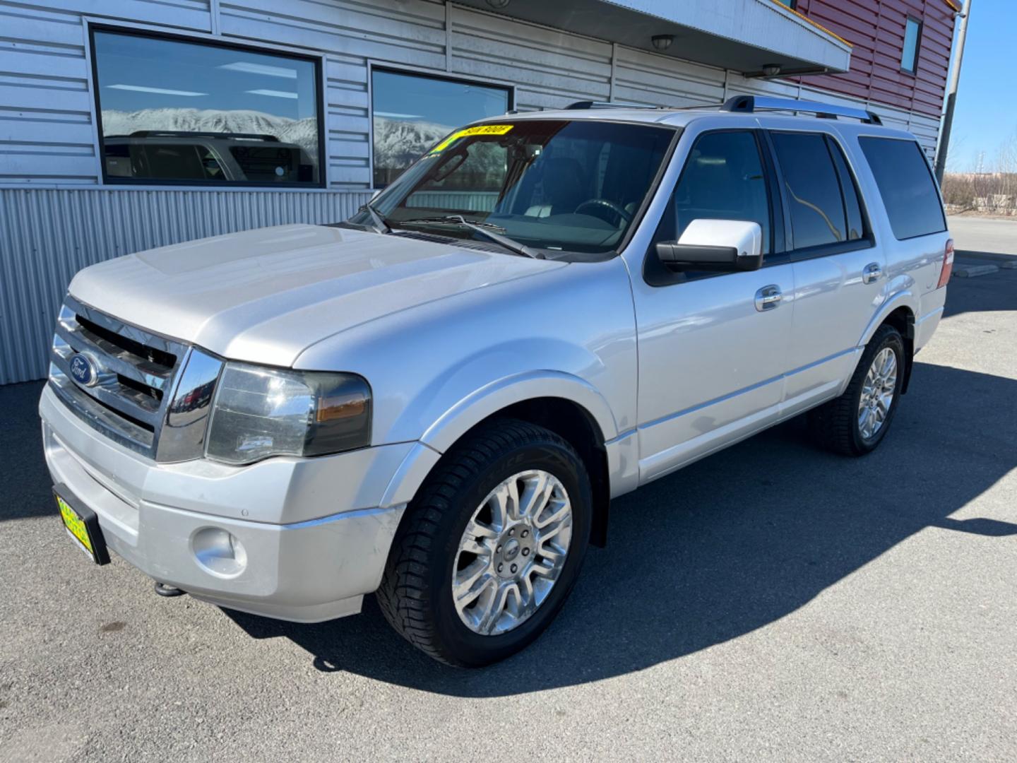 2012 SILVER /Black FORD EXPEDITION LIMITED (1FMJU2A57CE) with an 5.4L engine, Automatic transmission, located at 1960 Industrial Drive, Wasilla, 99654, (907) 274-2277, 61.573475, -149.400146 - Photo#0